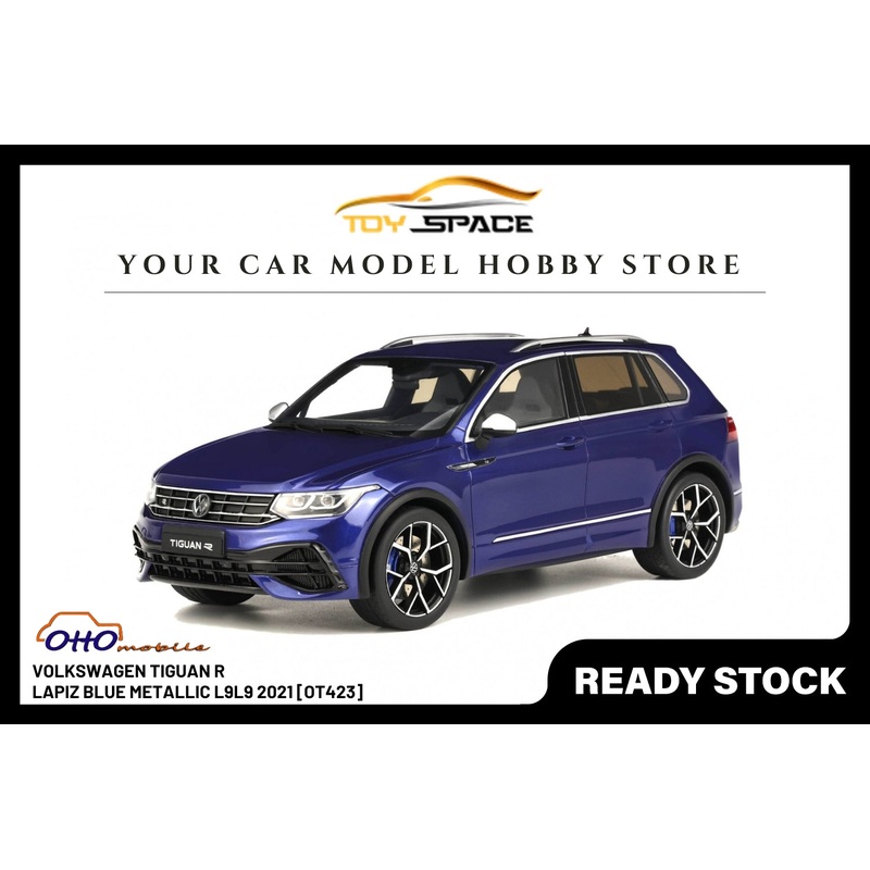 [OTTOMOBILE] 1:18 Volkswagen Tiguan R Lapiz Blue Metallic L9L9 2021 [OT423]