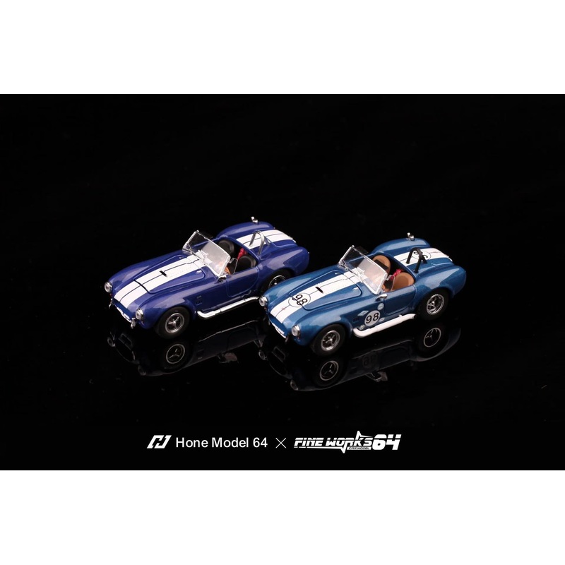 [Preorder] Hone Model64 X FineWorks64 1:64 Shelby 427 (2 Colours) Blue #98