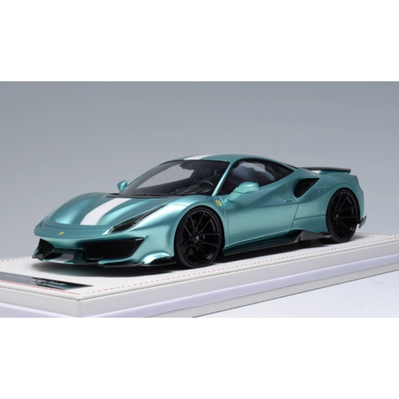 1/18 Ivy Novitec Ferrari 488 Pista (Verde Francesac Green) Resin Car Model Limited 66 Pieces