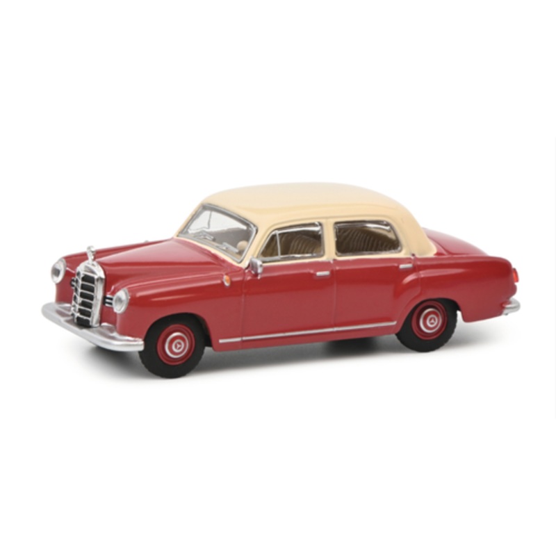 1/64 Schuco Mercedes-Benz 180 D red/beige NEW Diecast Car Model
