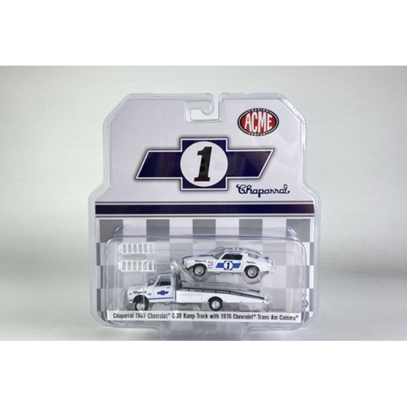 ACME 1/64 Chaparral - 1967 Chevrolet C-30 Ramp Truck Camaro 51344