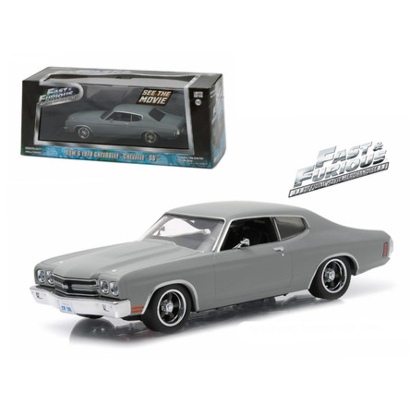 Dom's 1970 Chevrolet Chevelle SS "Fast and Furious" Movie (2009) 1/43 Diecast Model Car by Greenlight
