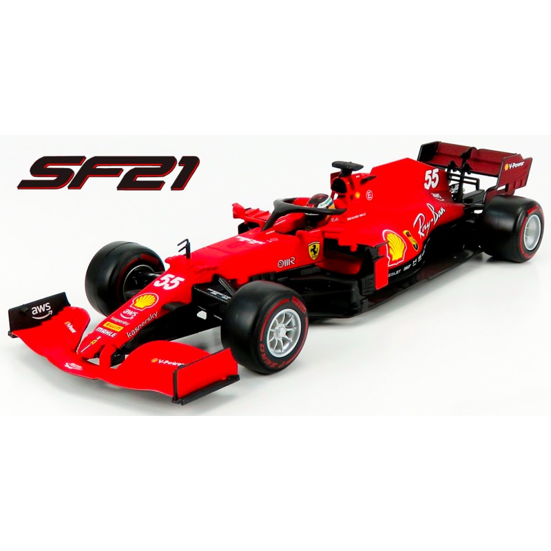 Ferrari SF21 - Carlos Sainz Jr. F1 2021 - 1:18 Burago