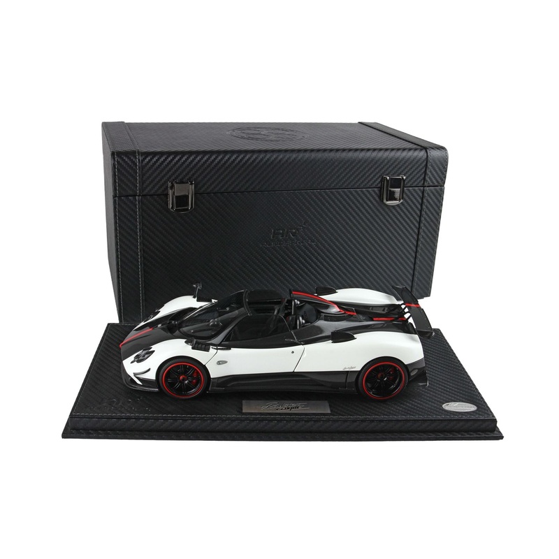 [Preorder] BBR 1:18 Pagani Zonda cinque Roadster Bianco Benny - SPECIAL PACK 850611021DIE