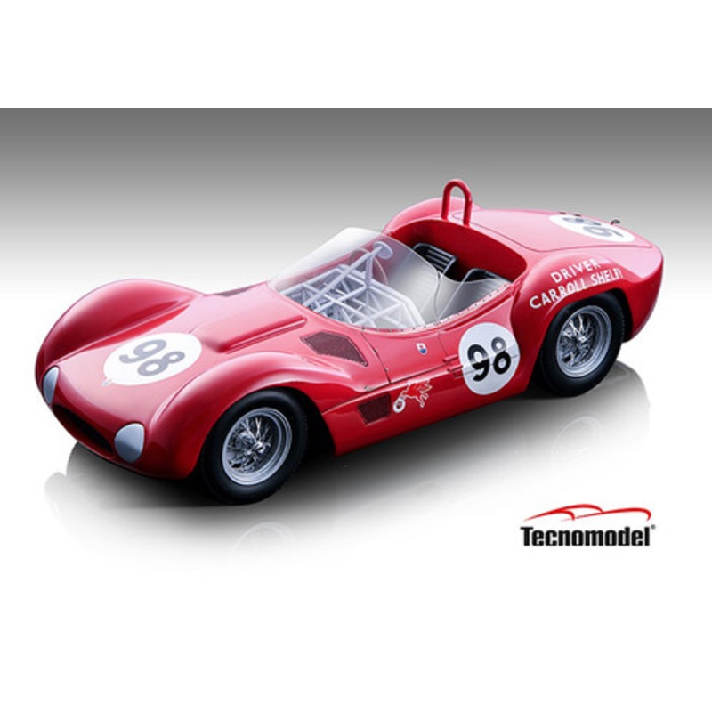 1/18 Technomodel 1960 Maserati Tipo 61 Birdcage #98 5th Riverside 200 Miles Resin Car Model Limited 90 Pieces