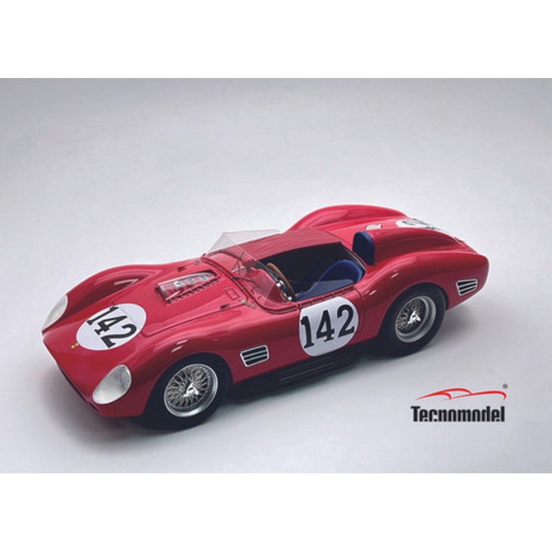 1/18 Tecnomodel Ferrari Dino 196 S Targa Florio 1959 Car #142 - DNF Driver: G. Cabianca - G. Scarlatti  Limited Edition Car Model