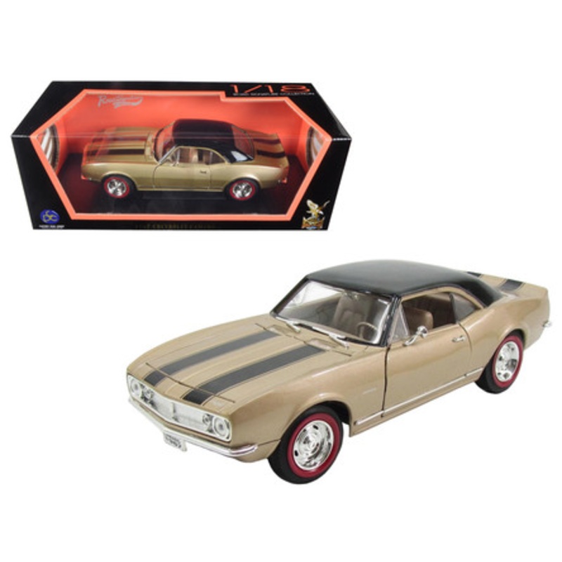1/18 Road Signature 1967 Chevrolet Camaro Z28 Z/28 (Gold with Black Stripes) Diecast Car Model