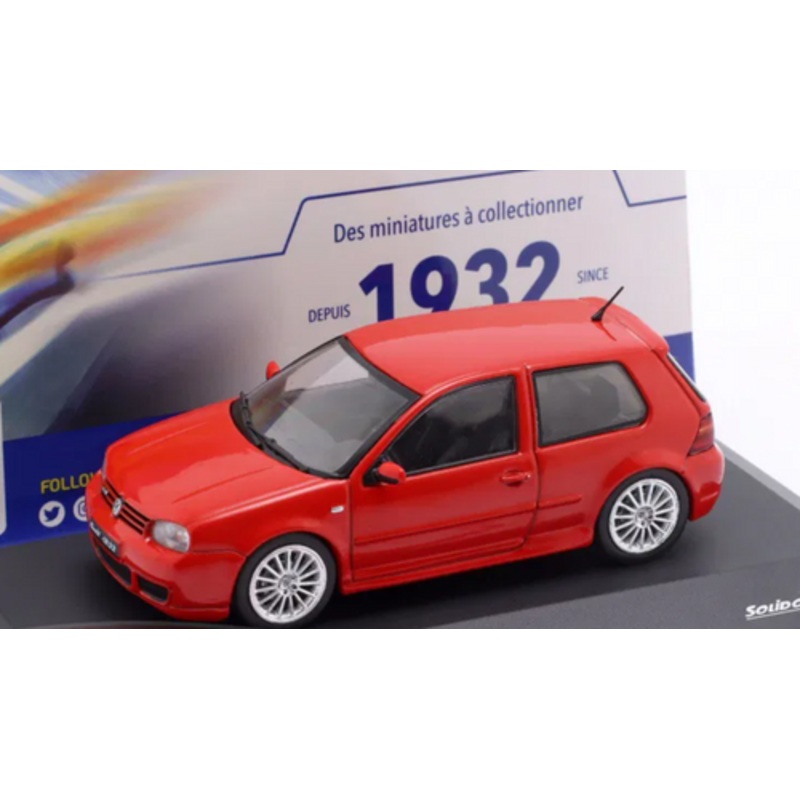 1/43 Solido 2003 Volkswagen Golf IV R32 (Toronto Red) Diecast Car Model