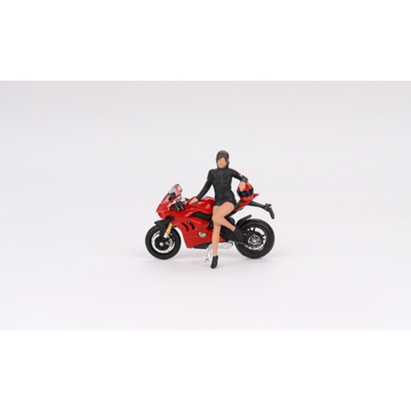 1/64 Mini GT Ducati Panigale V4 S with Ducaiti Girl Figure
