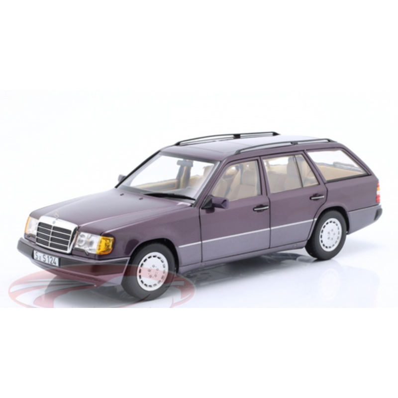 1/18 Dealer Edition 1989-1993 Mercedes-Benz 300 D T-Modell (S124) (Bornite Metallic Purple) Diecast Car Model