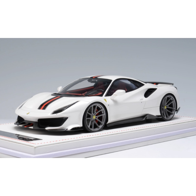 1/18 Ivy Novitec Ferrari 488 Pista (Pearl White) Resin Car Model Limited 66 Pieces