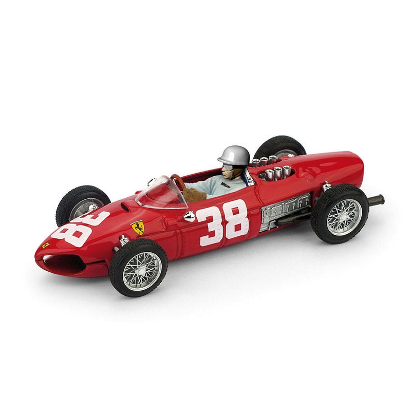 FERRARI 156 P.HILL 1961 N.38 3rd MONACO GP WORLD CHAMPION W/PILOTE 1:43