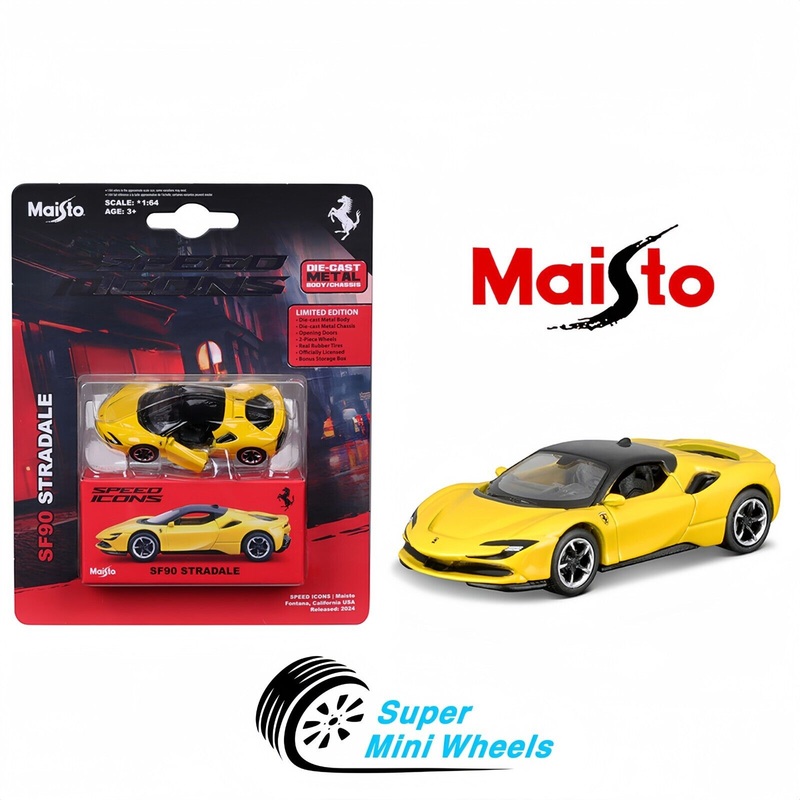 Maisto 1:64 Speed Icons Ferrari FF90 Stradale  Yellow