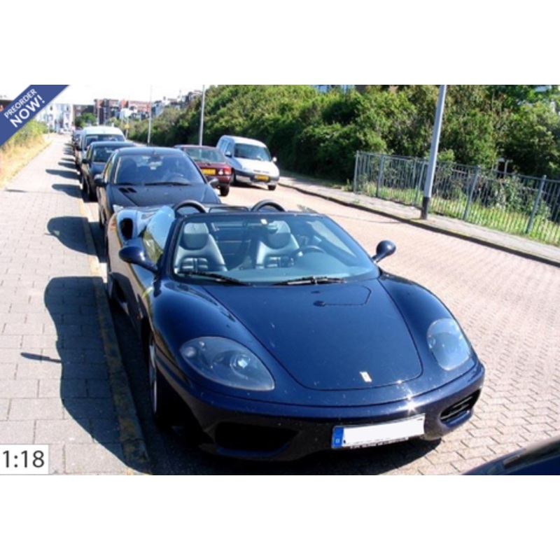 1/18 BBR Ferrari 360 Modena Spider (Le Mans Blue) Car Model