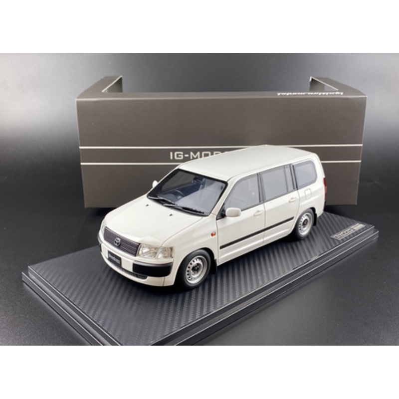 1/18 Ignition Model Toyota Probox GL (NCP51V) White Resin Car Model