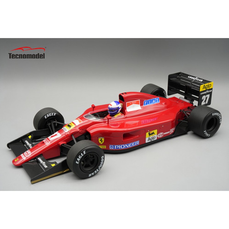 1/18 Tecnomodel Ferrari 642 F1 1991 Monaco GP Driver: Alain Prost Limited Edition Car Model with Driver Figure