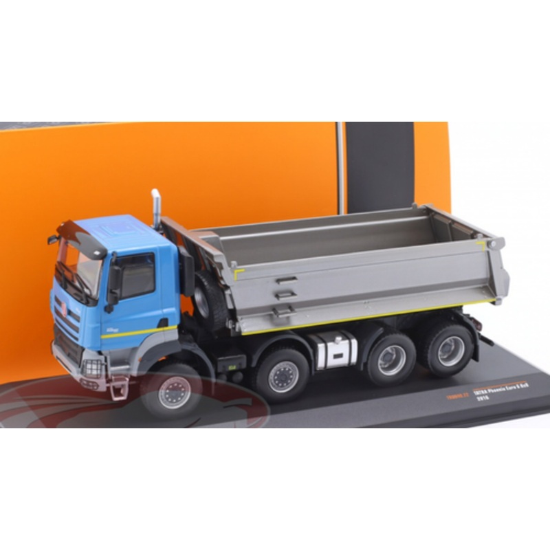 1/43 Ixo 2016 Tatra Phnix Euro 6 8x8 Dump Truck (Blue) Car Model