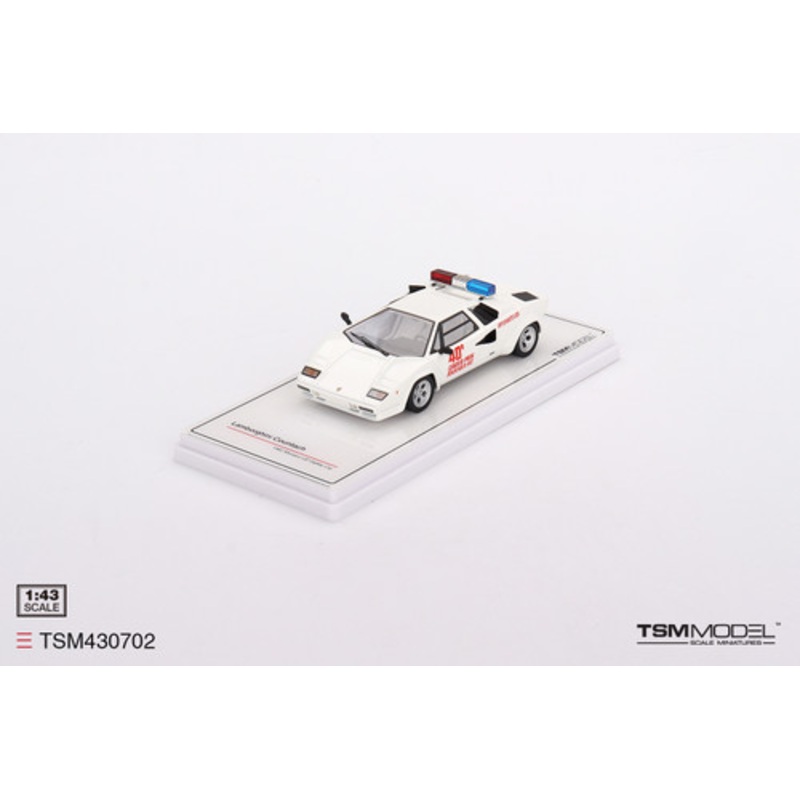 1/43 TSM Lamborghini Countach 1982 Monaco GP Safety Car (White) Car Model