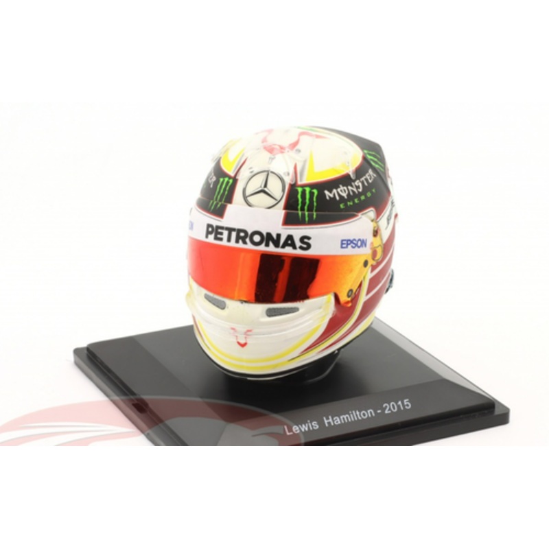1/5 Spark 2015 Lewis Hamilton #44 Mercedes AMG Petronas World Champion Formula 1 Helmet Model