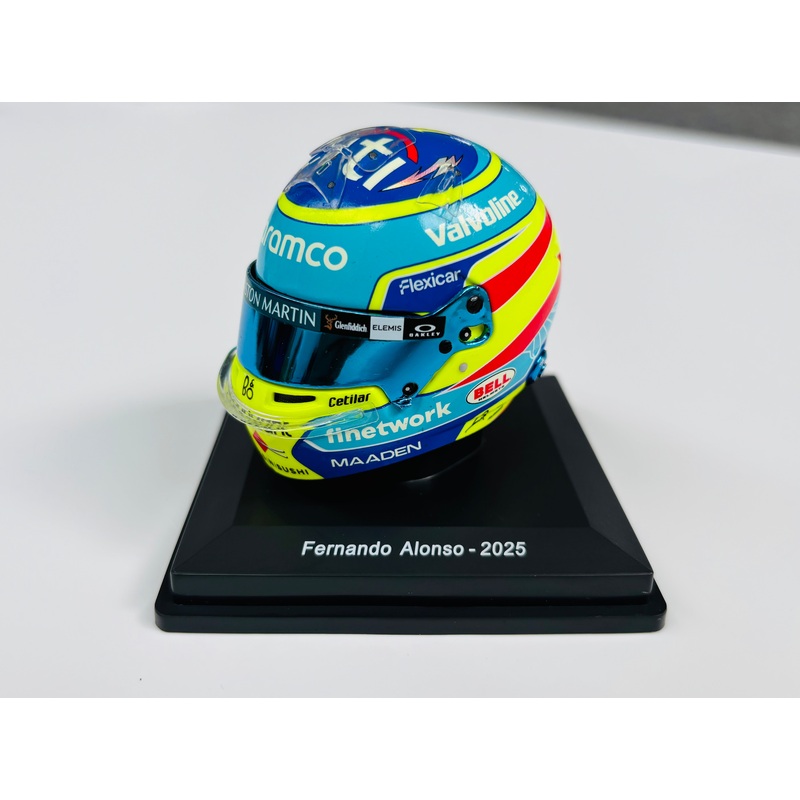 Fernando Alonso - 2025 - Helmet 1:5 - Spark