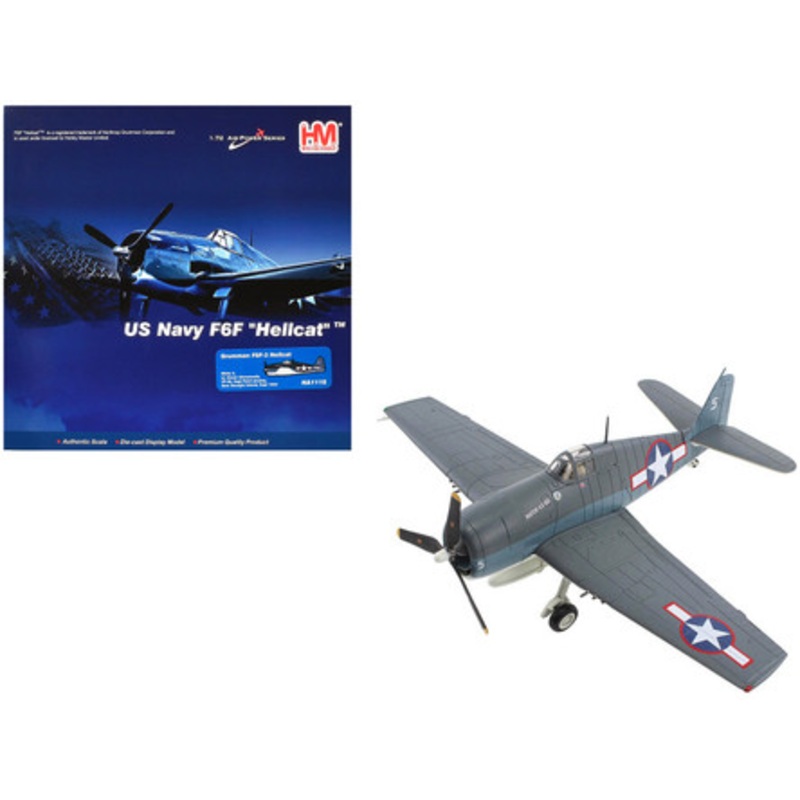 Grumman F6F-3 Hellcat Fighter Aircraft "Ruth-Less Lt. Oscar Chenoweth VF-38 Segi Point Airstrip New Georgia Island" (1943) United States Navy "Air Power Series" 1/72 Diecast Model by Hobby Master