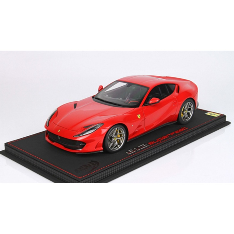 1/18 BBR Ferrari 812 Superfast (Rosso Corsa 322 Red) Resin Car Model Limited 188 Pieces