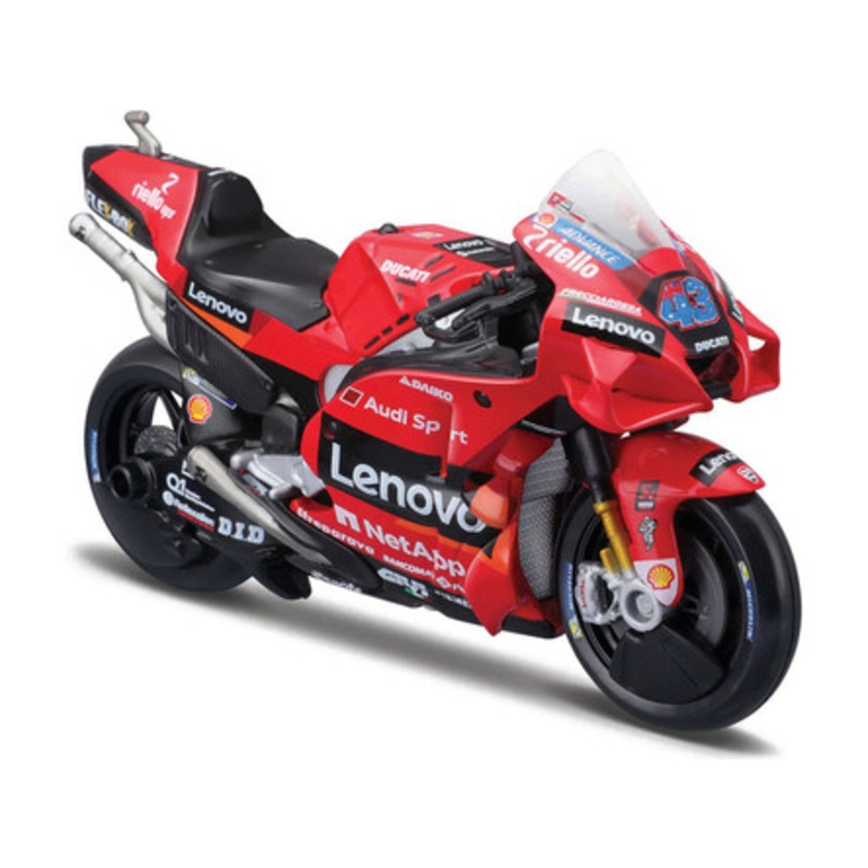 1/18 Maisto Desmosedici GP 2021 Ducati Lenovo Team #43 J. Miller Ducati Corse Model