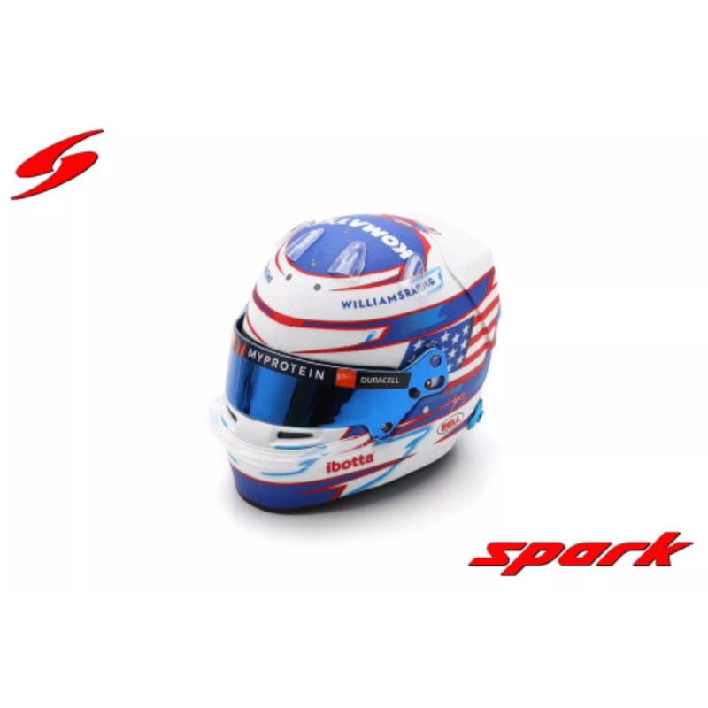 1/5 Spark 2024 Formula 1 Logan Sargeant #2 Williams Racing Helmet Model