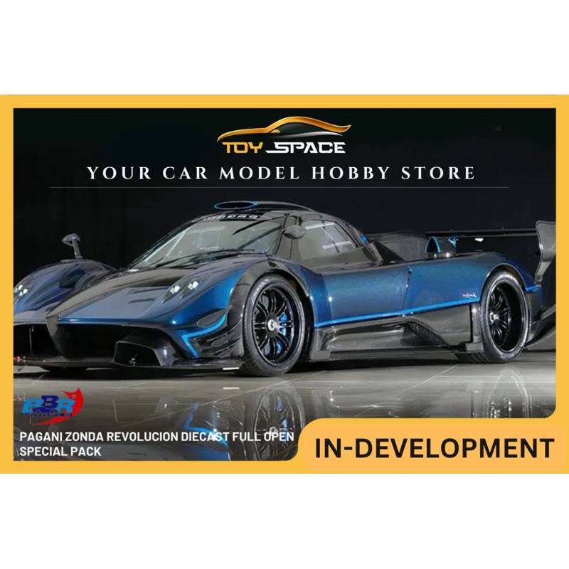 [BBR MODELS] 1:18 Pagani Zonda Revolucion Diecast - Basic Pack
