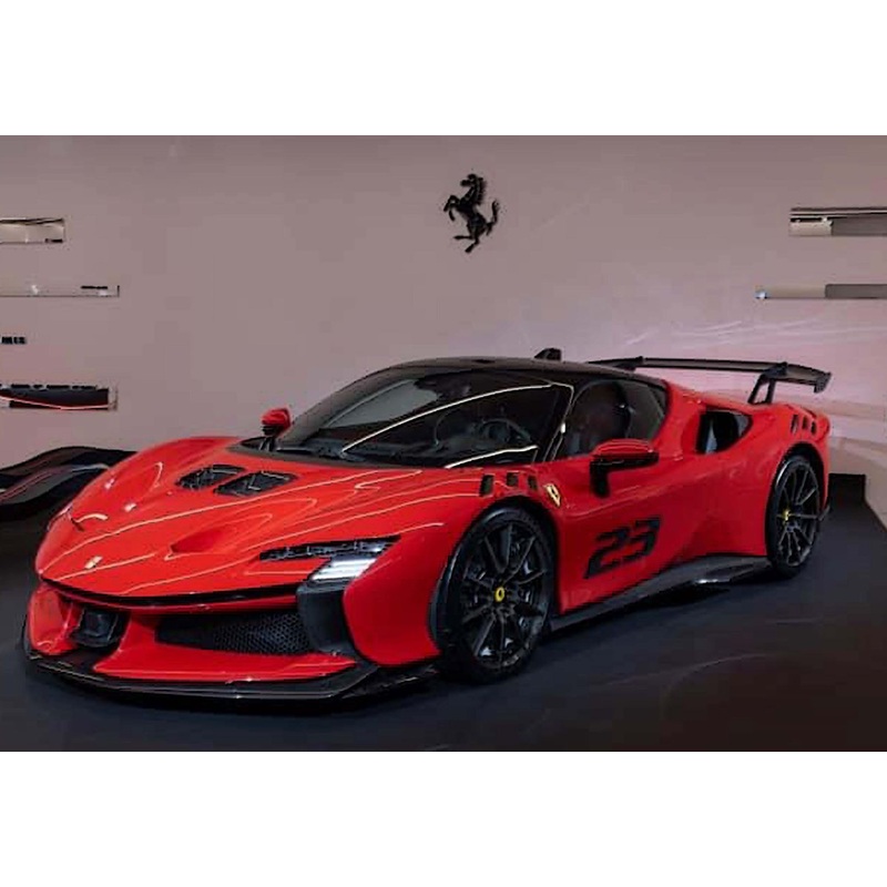 Ferrari - SF90 XX - 1:43 - Stradale Rosso Corsa 322 E Nero Con Numero 23 - BBR