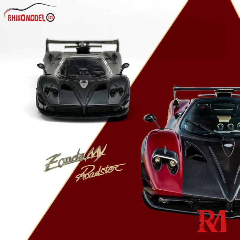 [Preorder] Rhino Model 1:64 Pagani Zonda 760 MY Roadster - Ruby red