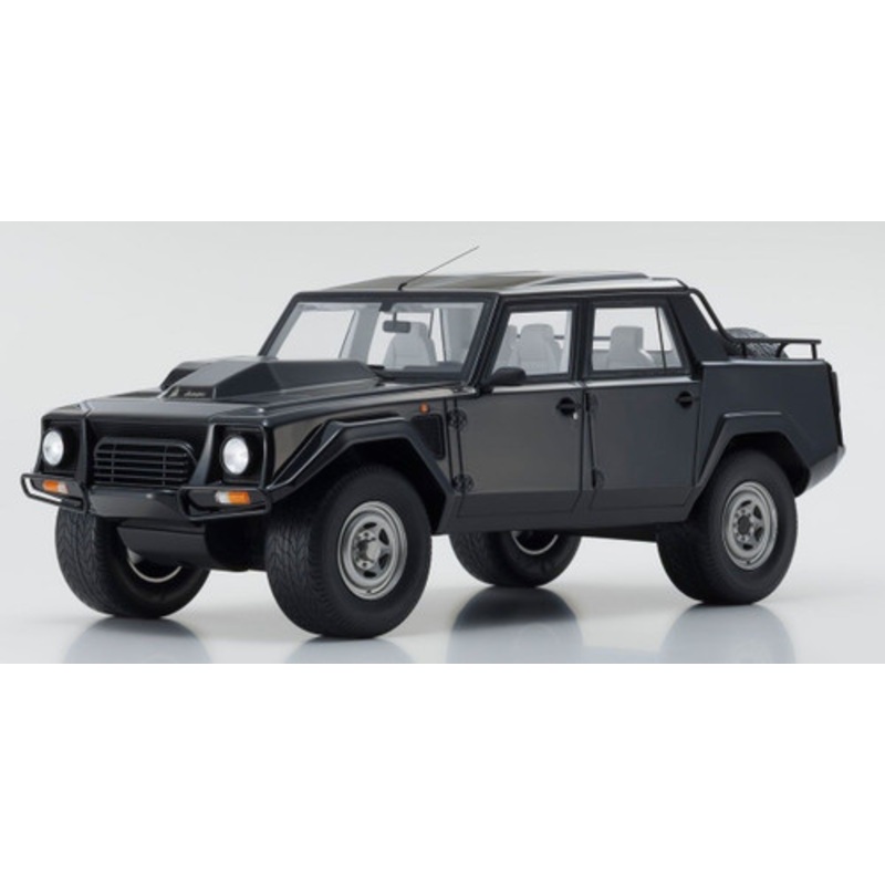 1/18 Kyosho Lamborghini LM002 (Black) Enclosed Car Model