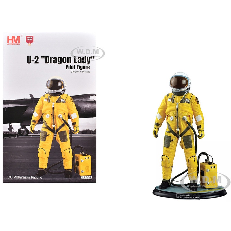 U-2 "Dragon Lady" Pilot Polyresin Statue "Statue Series" 1/8 Scale Model by Hobby Master