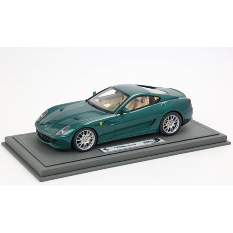 1/18 BBR 2006 Ferrari 599 GTB Fiorano Taylor Made (Pine Green with Cream Interior) Car Model Limited 72 Pieces