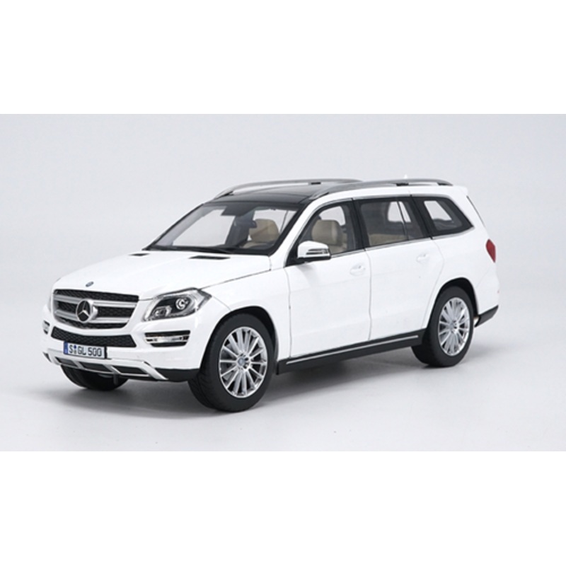 1/18 Dealer Edition Mercedes-Benz MB GL-Class GL-Klasse GL500 2nd Generation (X166; 2013-2019) (White) Diecast Car Model