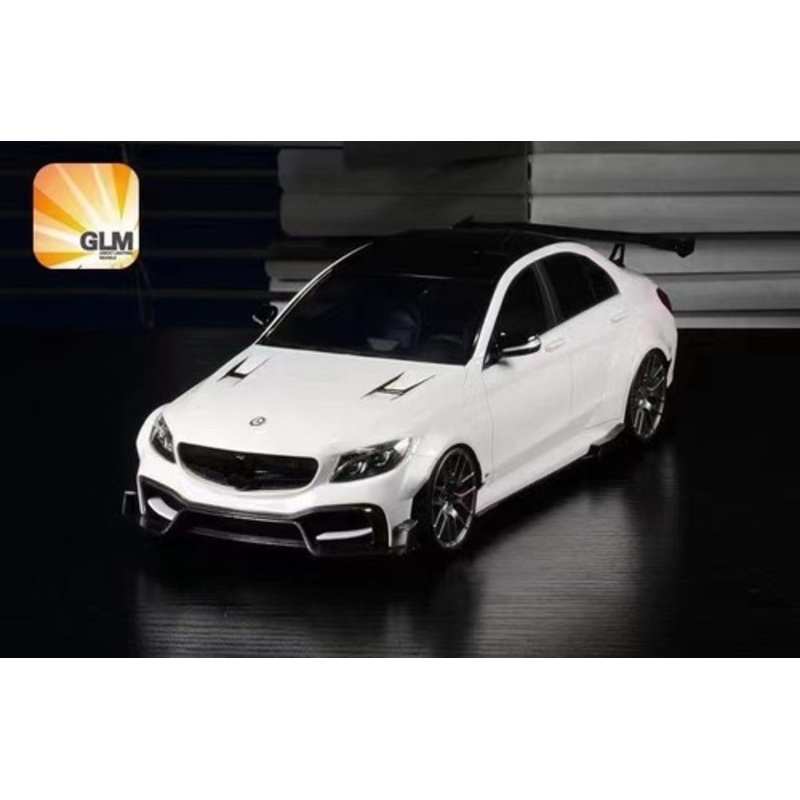 1/18 GLM Mercedes-Benz Mercedes C63 C63s AMG W205 DarwinPRO Widebody (White) Resin Car Model Limited 199 Pieces
