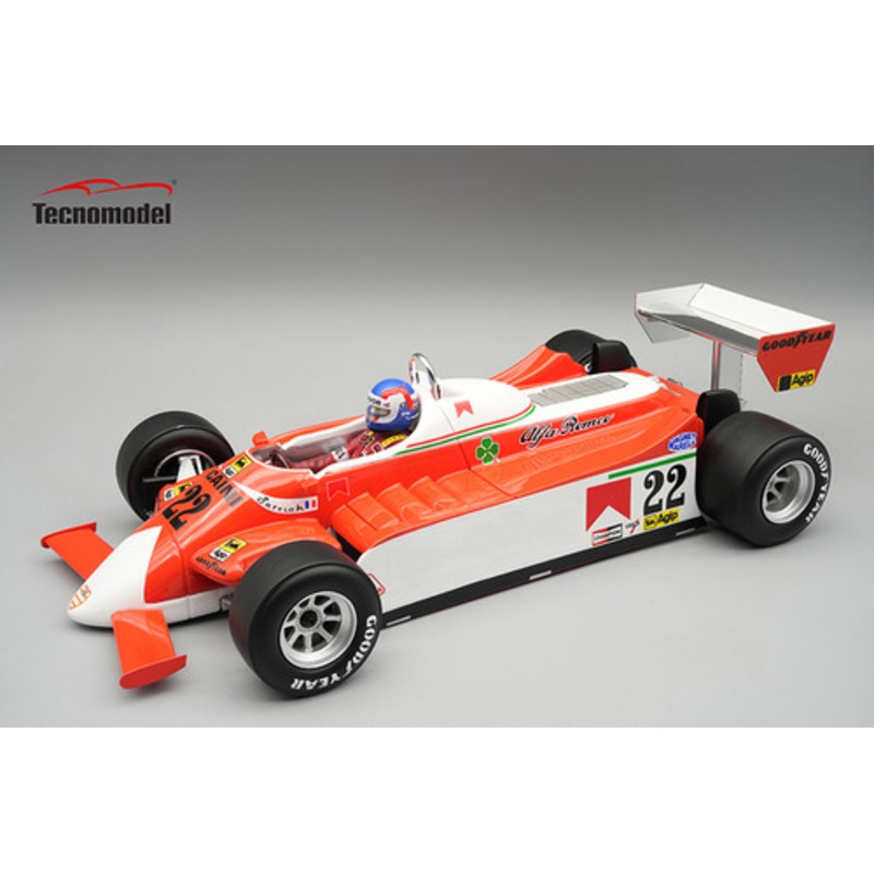 1/18 Tecnomodel Alfa Romeo 179 1980 Monaco GP Driver:  P. Depailler  Limited Edition Car Model