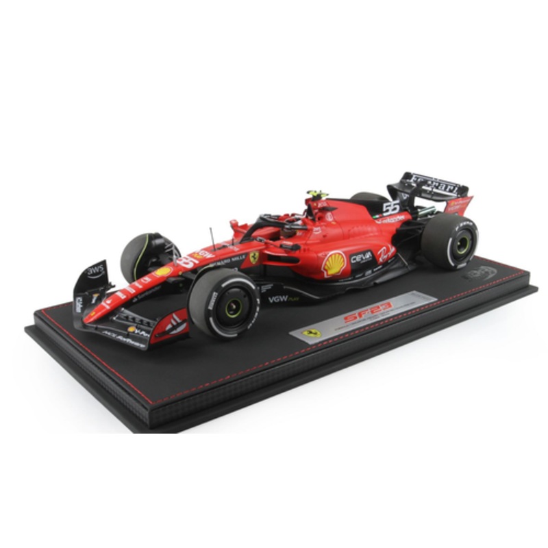 1/18 BBR 2023 Formula 1 Ferrari SF-23 Singapore GP Marina Bay Carlos Sainz Diecast Car Model