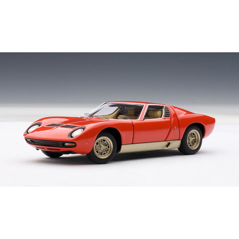 1/43 AUTOart LAMBORGHINI MIURA SV - RED WITH OPENINGS Diecast Car Model
