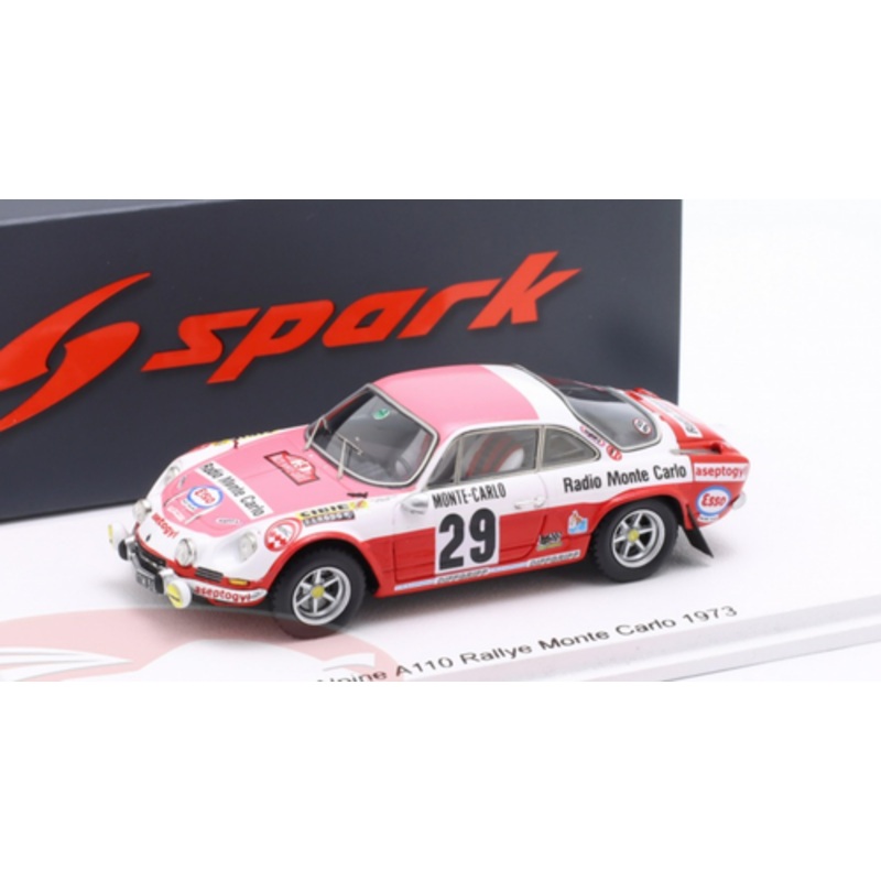 1/43 Spark 1973 Alpine A110 1800 #29 Rallye Monte Carlo Pat Moss-Carlsson, Elizabeth Crellin Car Model