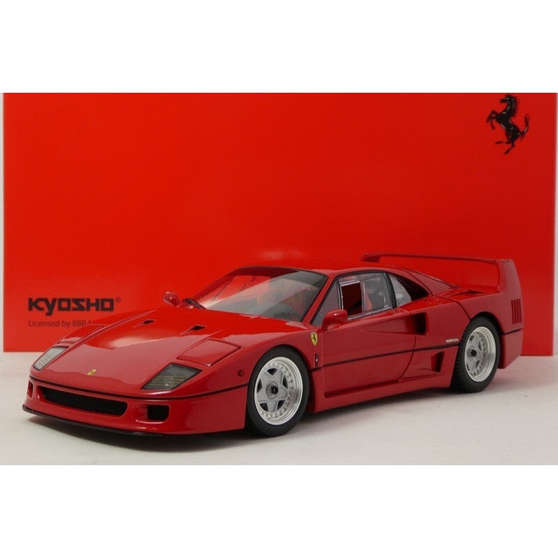 Kyosho 1987 Ferrari F40 Lightweight w/ Lexan Windows Rossa Corsa Red 1:18