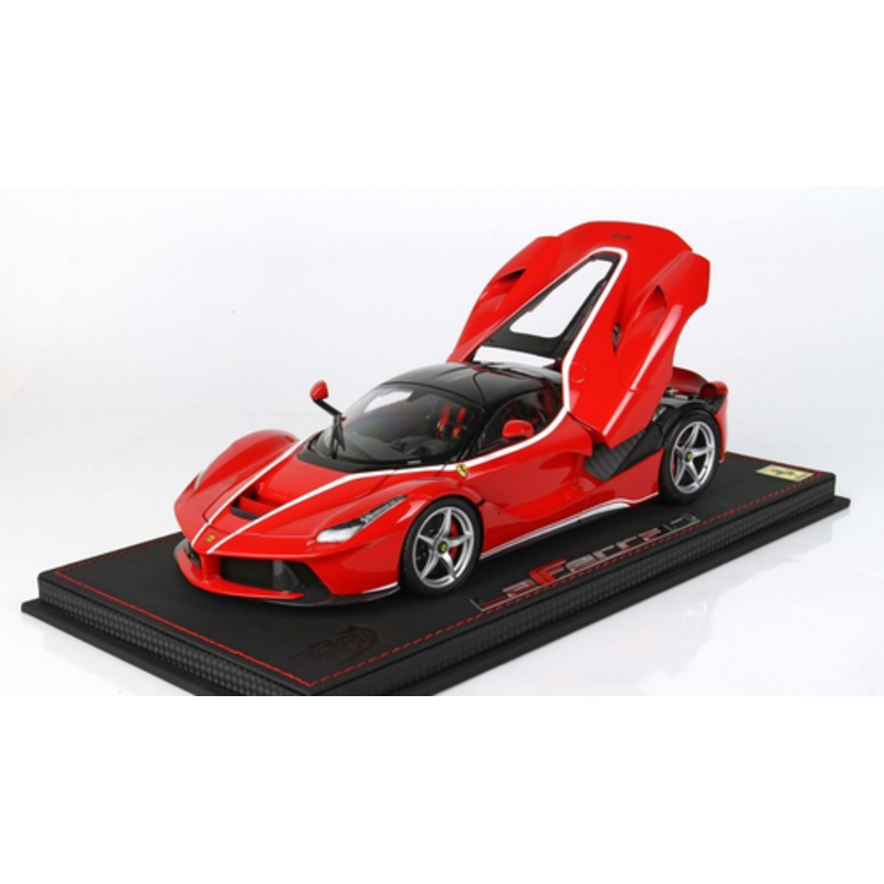 1/18 BBR 2012 Ferrari LaFerrari (Rosso Corsa 322 Red - 5 Point Safety Belts) Diecast Car Model Limited 82 Pieces
