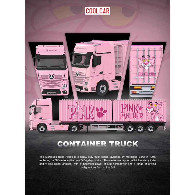 [Preorder] Cool Car 1:64 Mercedes Actors Pink Panther Livery CC646734