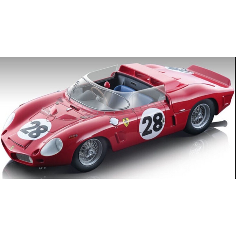 1/18 Ferrari Dino 268 SP #28 Le Mans 24h 1962 P. Rodriguez - R. Rodriguez Limited Edition 80 Pieces  Red