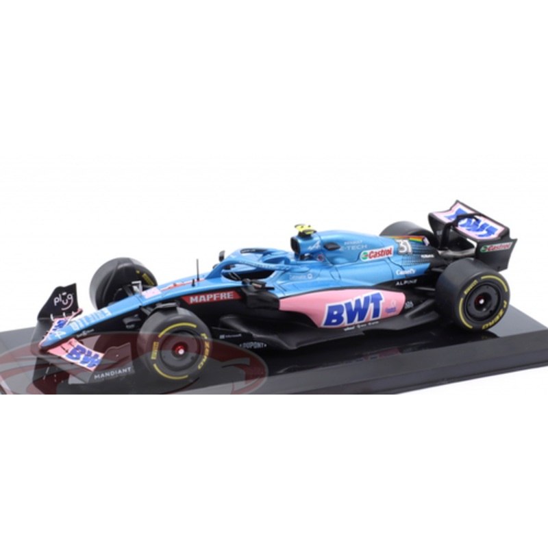 1/24 Premium Collectibles 2022 Formula 1 Esteban Ocon Alpine A522 #31 Car Model