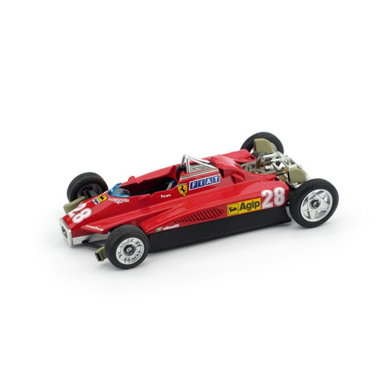 FERRARI 126 C2 D.PIRONI 1982 N.28 S.MARINO VERS.TRASPARENTE 1:43
