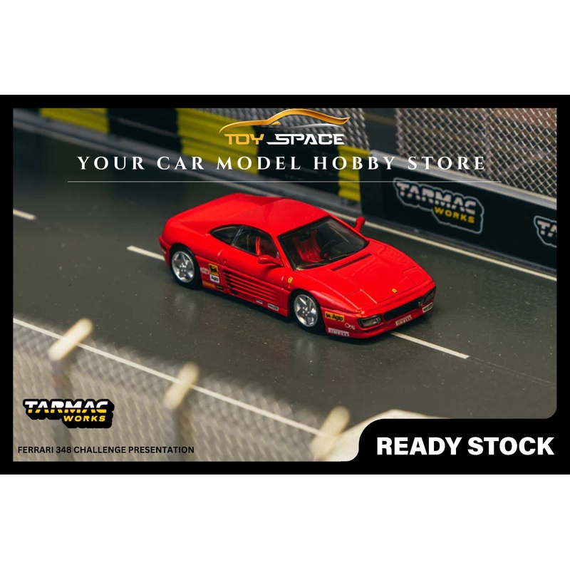 [TARMAC WORKS] 1:64 Ferrari 348 Challenge Presentation - HOBBY64