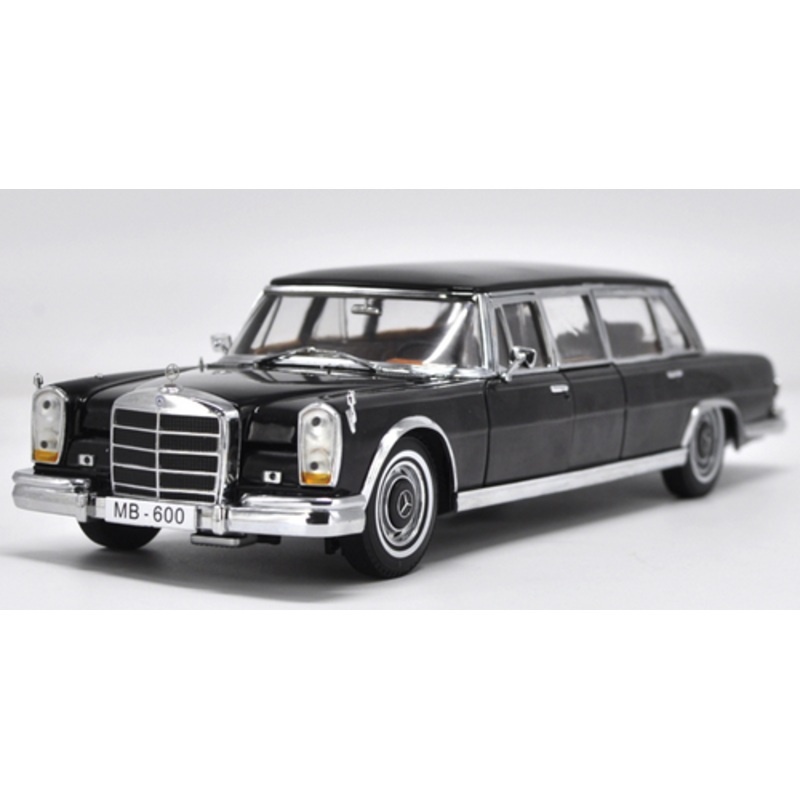 1/18 Sunstar 1966 Mercedes-Benz Mercedes MB S-Class S600 Pullman Hardtop (Black) Diecast Car Model