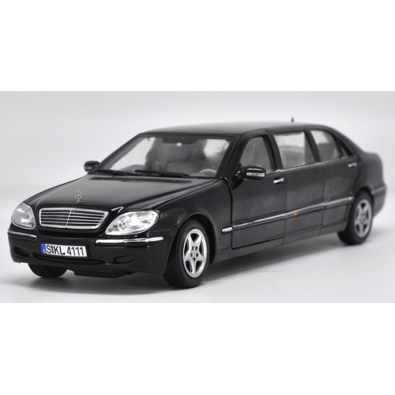 1/18 Sunstar 2000 Mercedes-Benz Mercedes MB S-Class S600 Pullman Hardtop (Black) Diecast Car Model