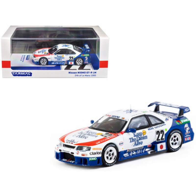 1/64 Tarmac Works 1995 Nissan Nismo GT-R LM 24H of Le Mans H. Fukuyama, M. Kondo, S. Kasuya Diecast Car Model